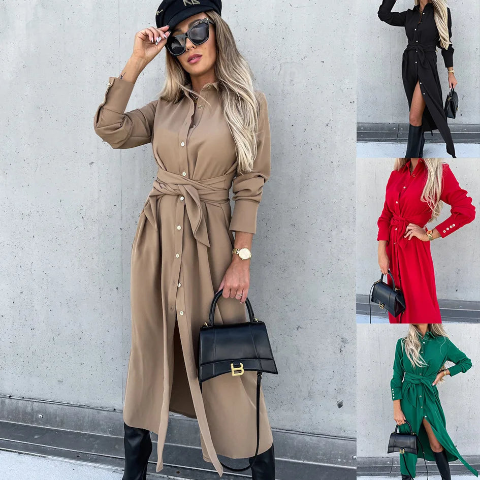 Elegant open maxi dress