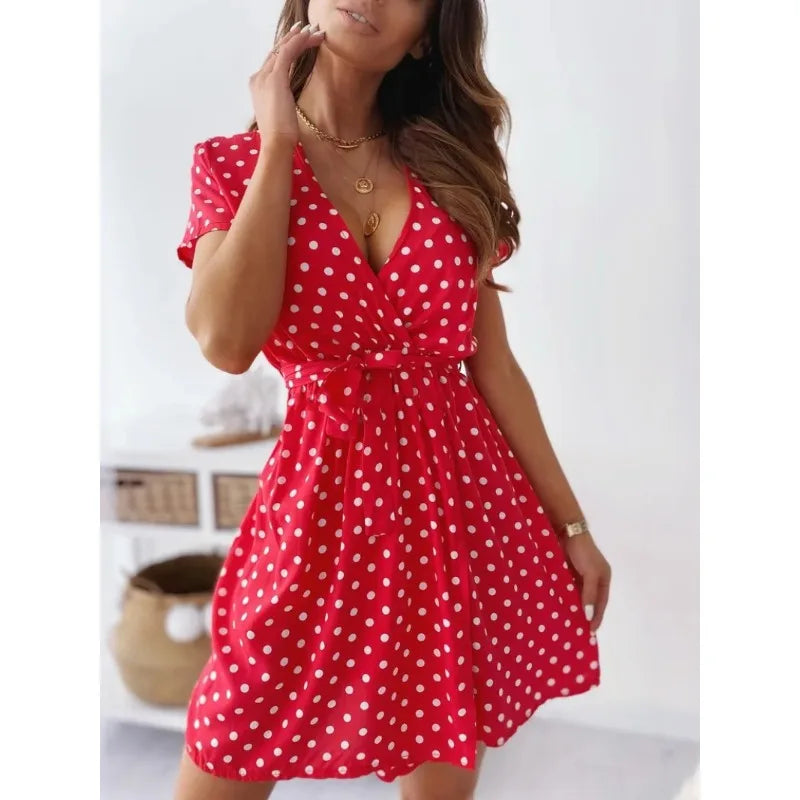 polka dot casual shirt