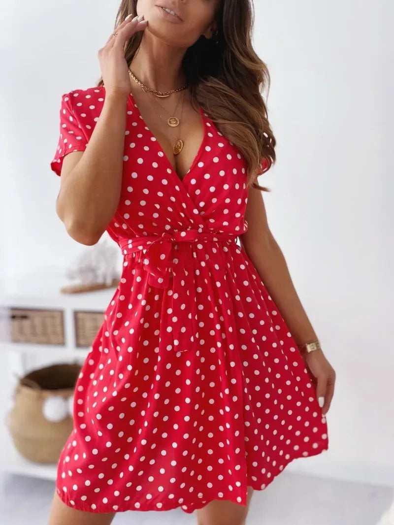 polka dot casual shirt